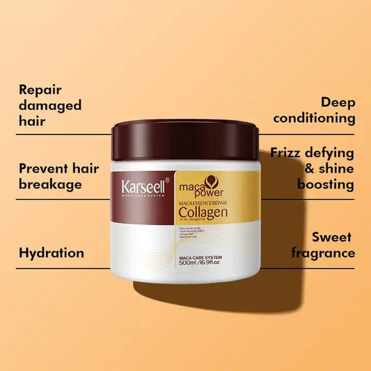 Karseell Maca Power Collagen Hair Mask – Intense Repair for Dry & Damaged Hair