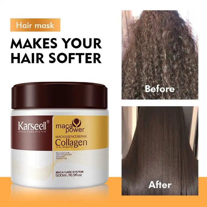 Karseell Maca Power Collagen Hair Mask – Intense Repair for Dry & Damaged Hair