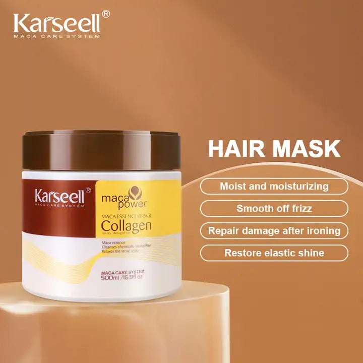Karseell Maca Power Collagen Hair Mask – Intense Repair for Dry & Damaged Hair